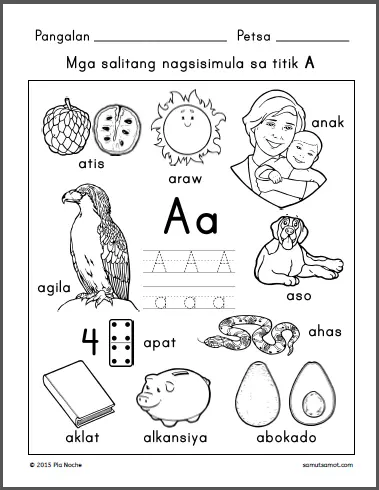 Mga Titik A, B, D, at E - Samut-samot