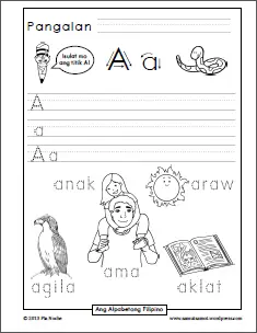 Patinig Handwriting Worksheets - Samut-samot